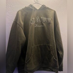Maui Olive Green Hoodie